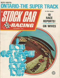 STOCK CAR RACING 1970 DEC - ROCKINGHAM HISTORY, GN Wives, Ontario, Race Rpts